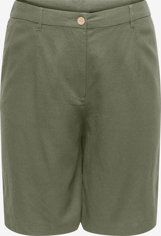 ONLY Carmakoma regular Bukser 'CARGoa' i grøn: forside