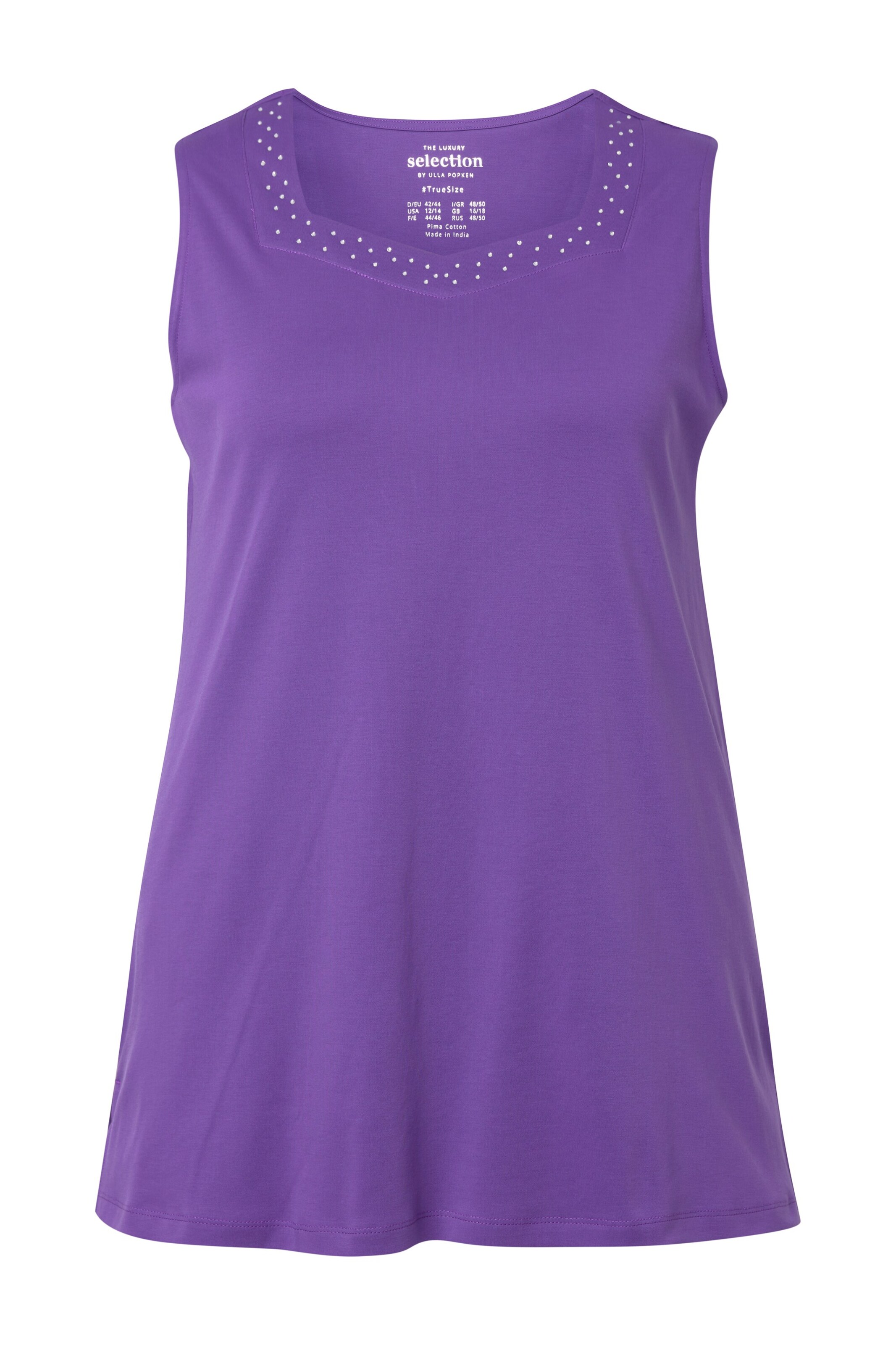 Ulla Popken Top in Lila: voorkant