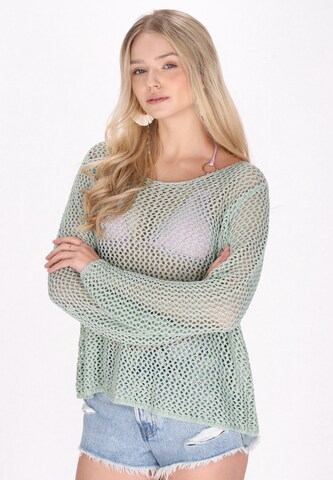 IZIA - Pullover 'Fashion Look' em verde: frente