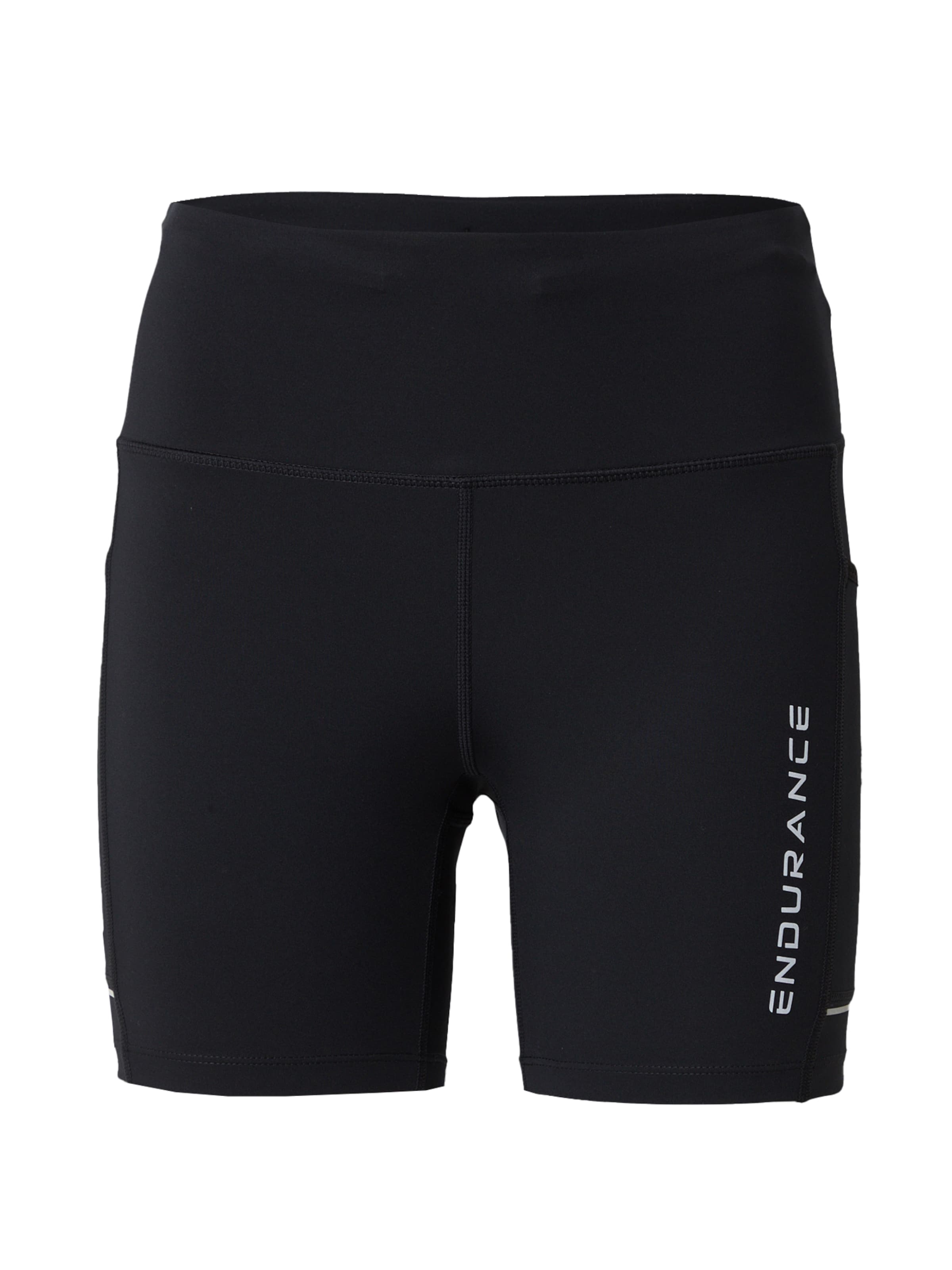 ENDURANCE Skinny Workout Pants 'Energy V2' in Black: front