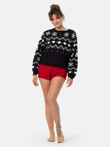 Pullover 'Leafletic Women’s Pullover Sweater' di LEAFLETIC in nero: frontale