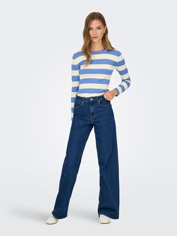 ONLY Wide leg Jeans 'SANNA' in Blue