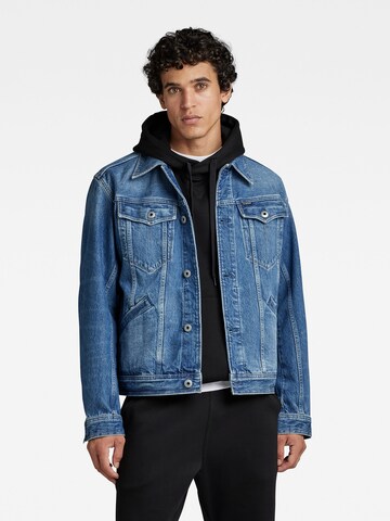 G-Star RAW Between-Season Jacket 'Flight combat' in Blue: front