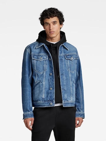 G-Star RAW Between-Season Jacket 'Flight combat' in Blue: front