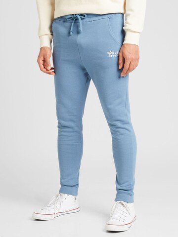 mėlyna ALPHA INDUSTRIES Siaurėjantis Kelnės: priekis