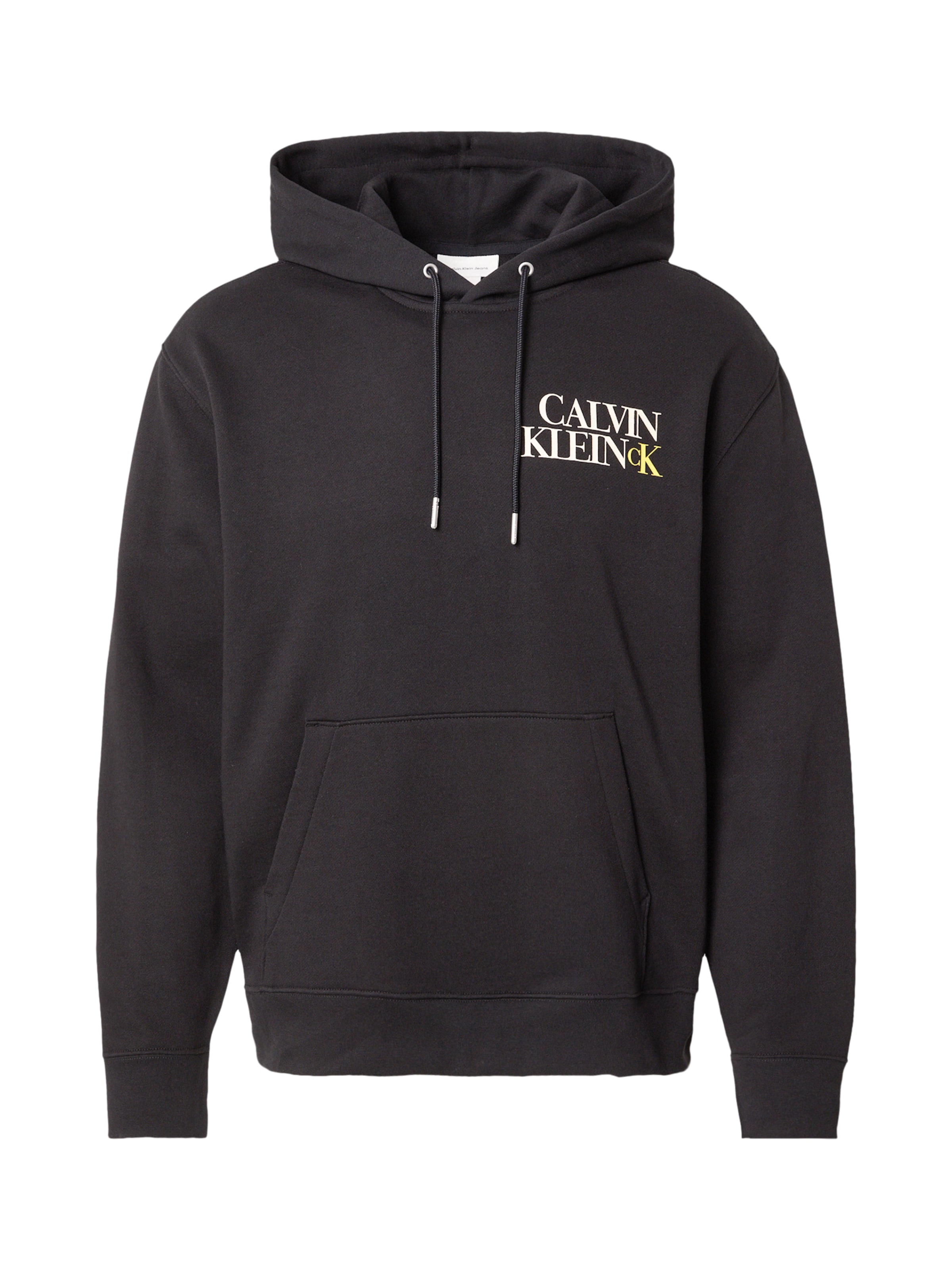 Calvin Klein Jeans Sweatshirt i sort: forside