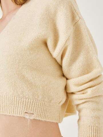 Pull-over Bianco Lucci en beige
