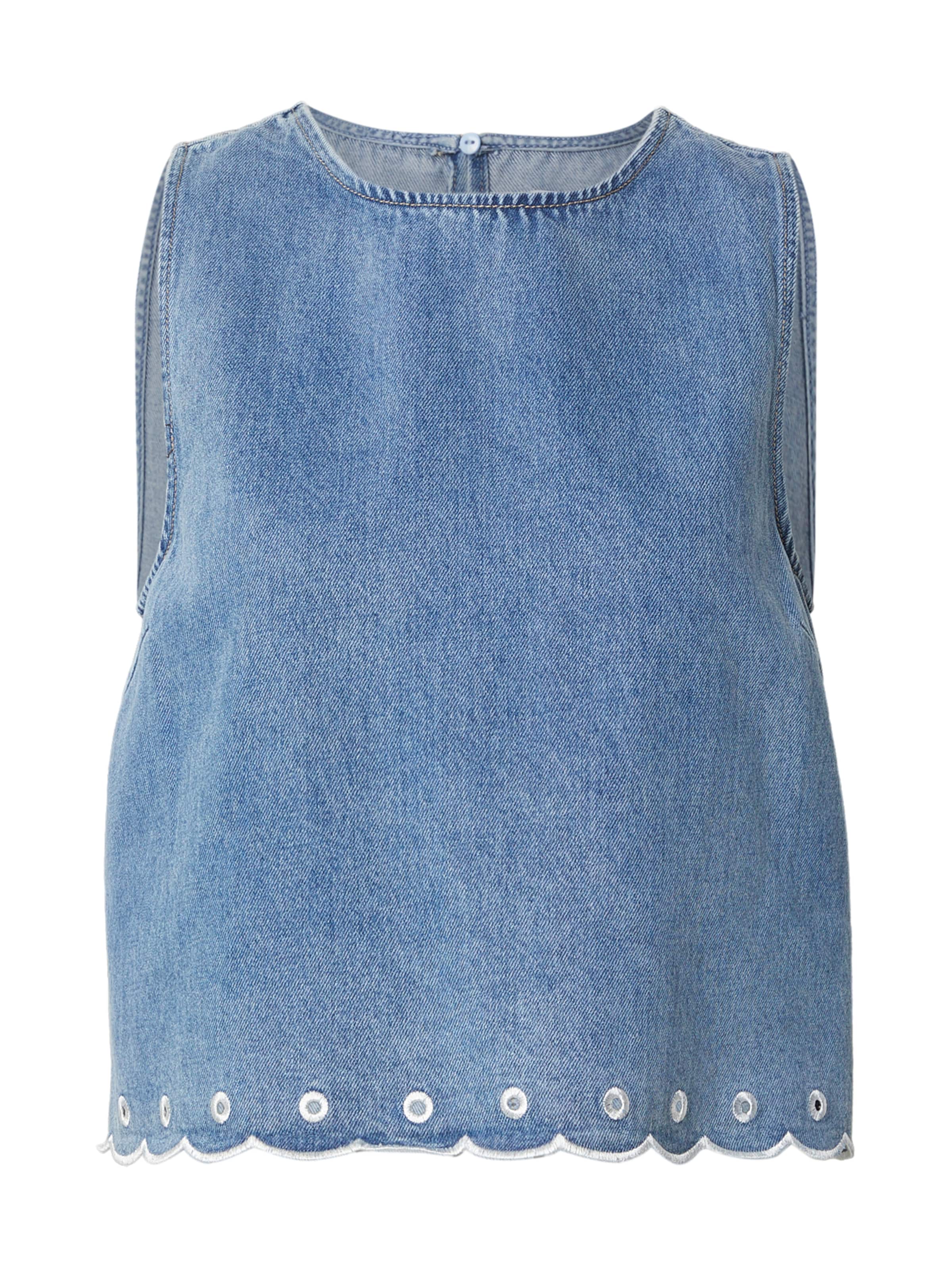 EDITED - Top 'Cecelia' em azul: frente