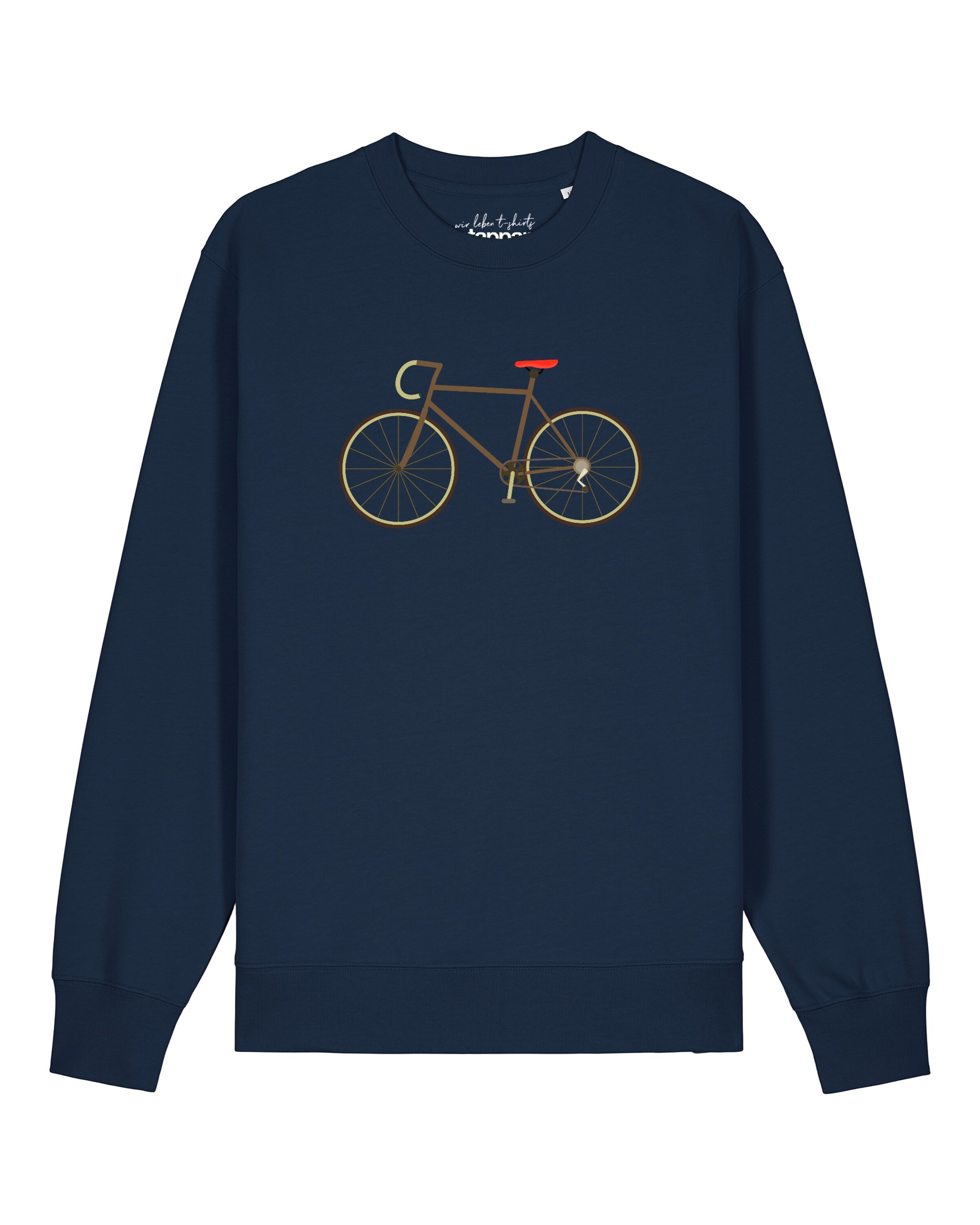 Sweat-shirt 'Fahrrad' Watapparel en bleu : devant