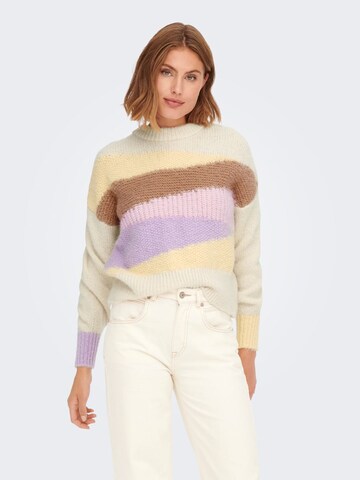 ONLY Pullover 'Anna' i beige: forside