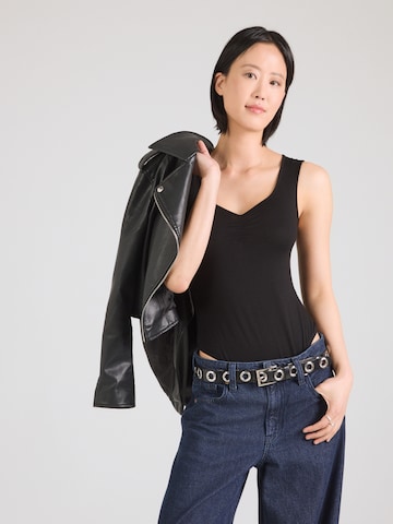 Shirtbody 'Giovanna' ABOUT YOU en noir : devant