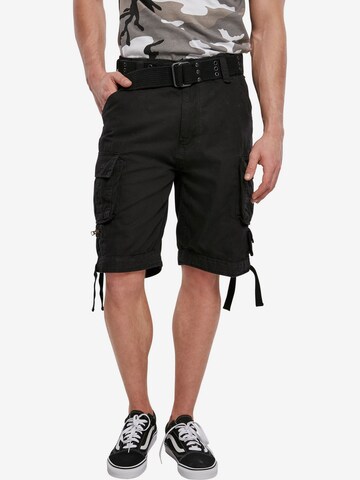 Brandit Regular Shorts 'Savage Vintage' in Schwarz: predná strana