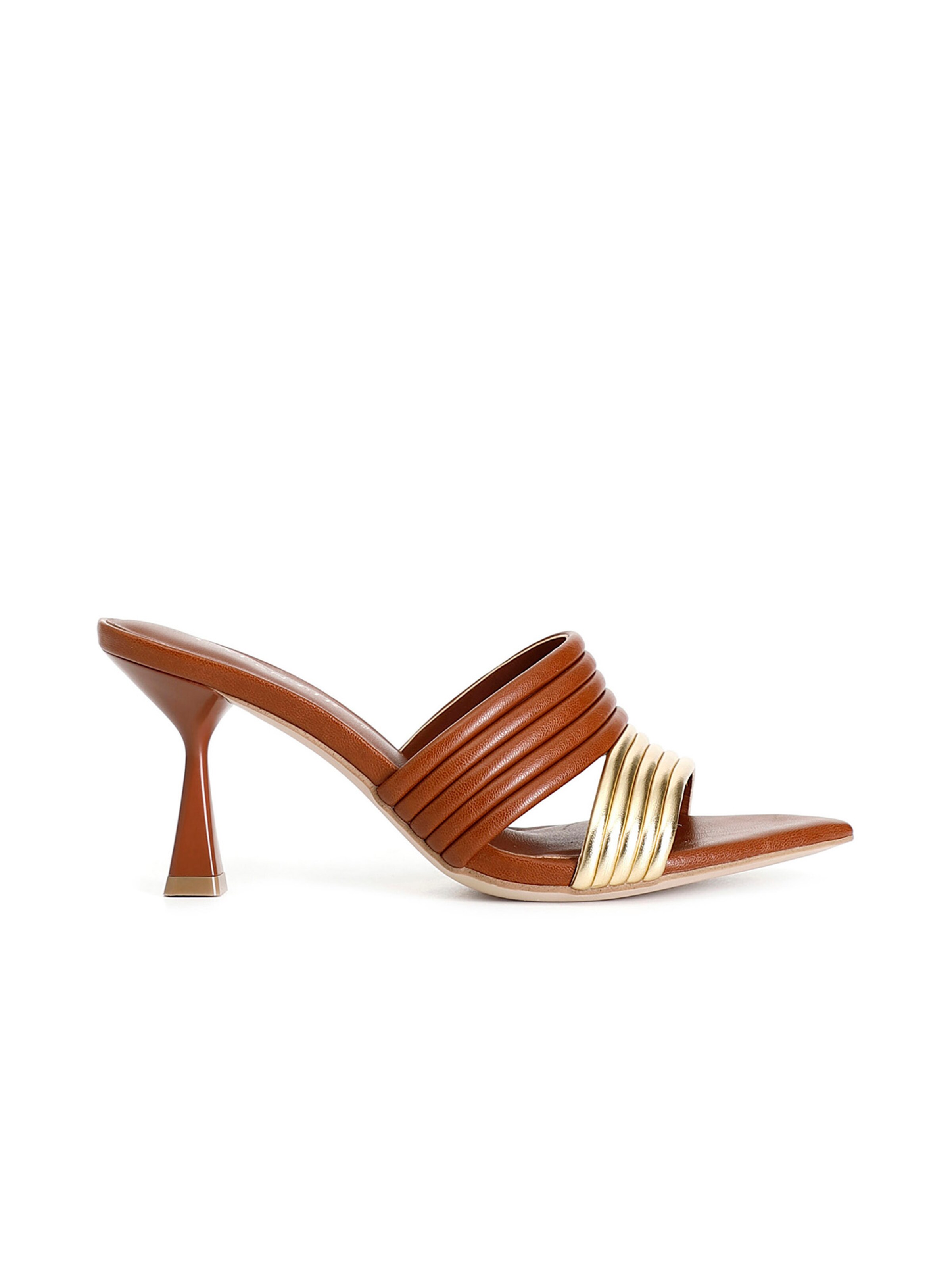 Sandales CAFè NOIR en marron : devant