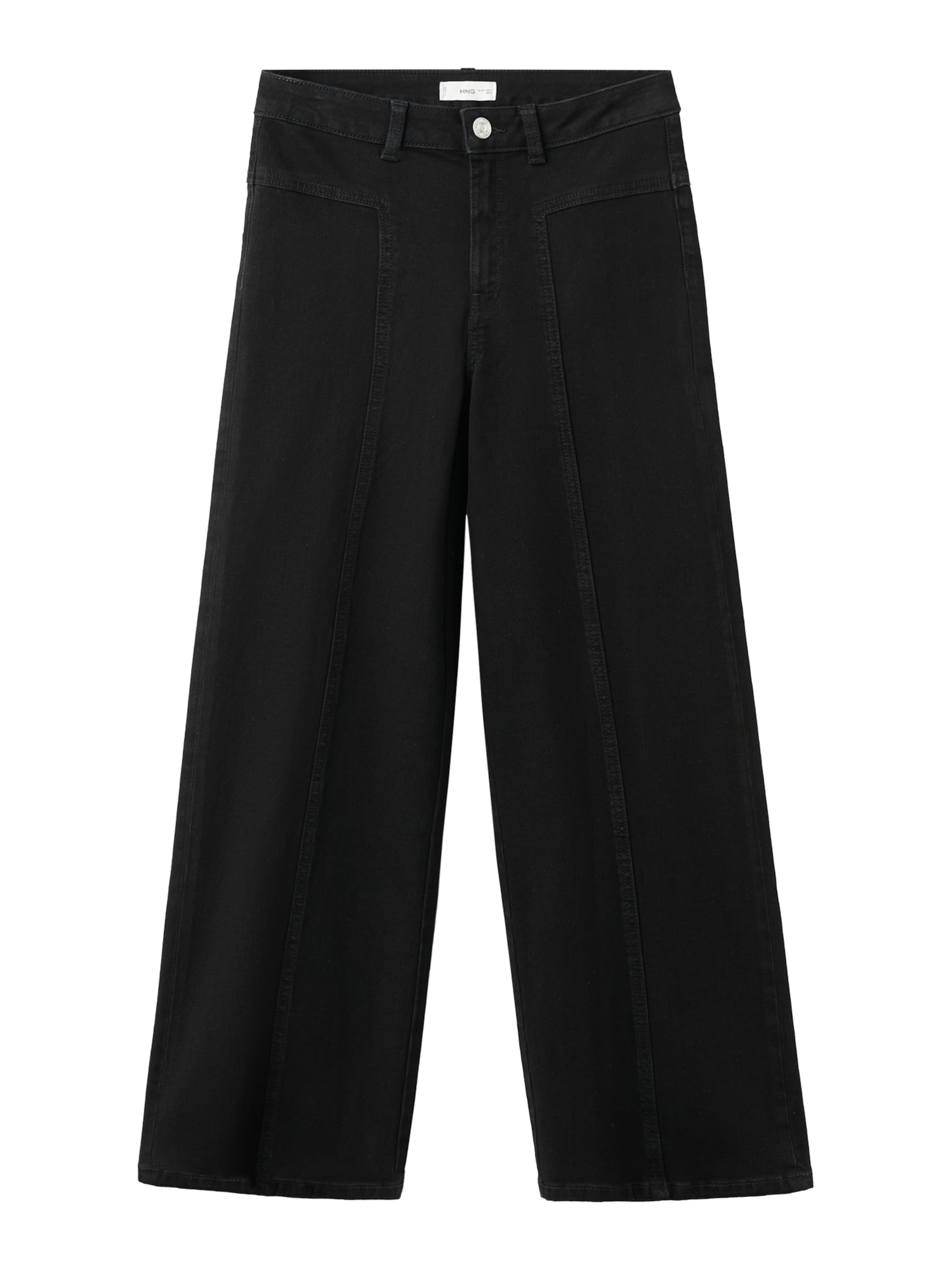 Wide leg Jeans di MANGO TEEN in nero: frontale