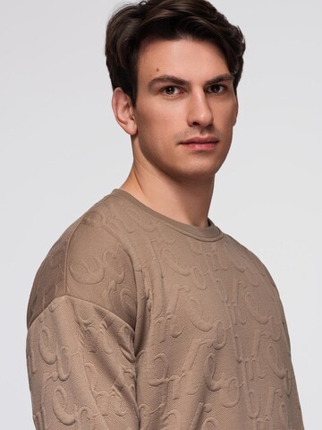Ombre Sweatshirt 'B1712' in Beige