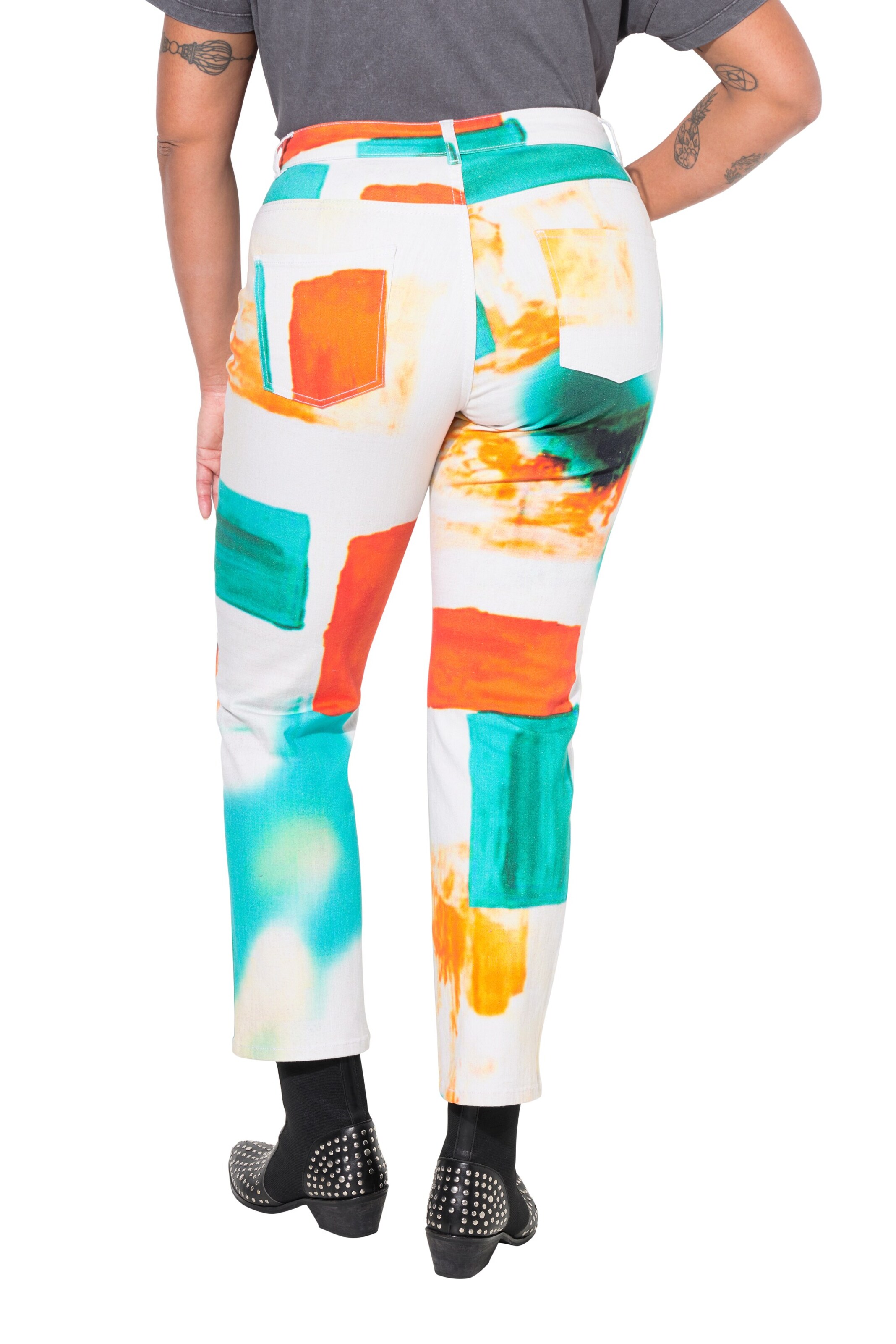 Angel of Style Boot cut Jeans in White