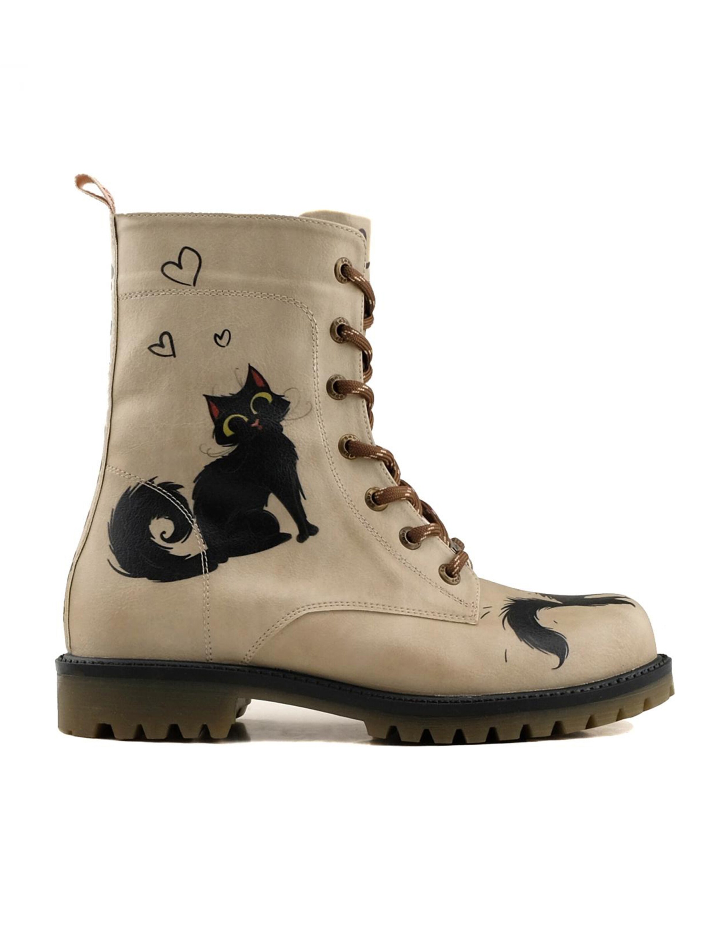 Goby Schnürstiefel 'Goby MAT102'‌‌‌‌‌‌ in Beige: Vorderseite