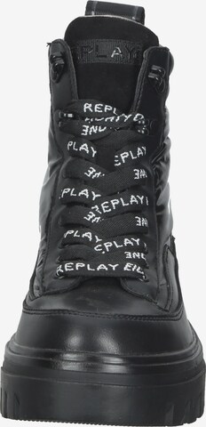 REPLAY Lace-Up Ankle Boots in Black