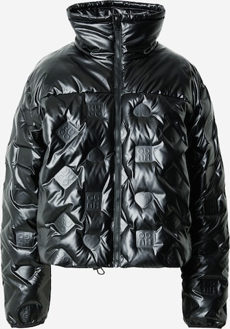 HUGO Between-Season Jacket 'Farinele-1' in Black: front