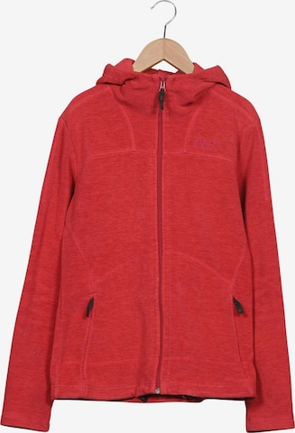JACK WOLFSKIN Sweatshirt & Zip-Up Hoodie in L in Red: front
