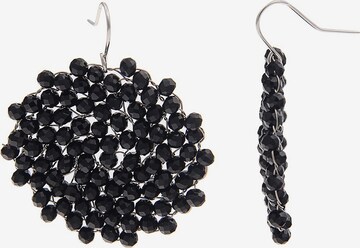 Leslii Earrings in Black: front