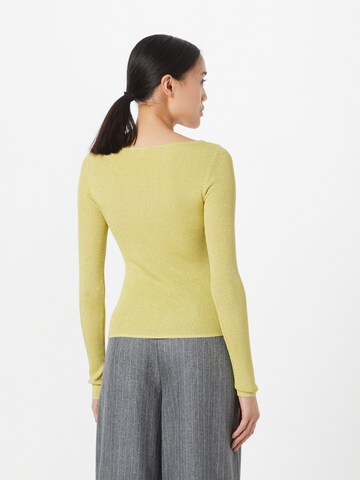 PATRIZIA PEPE Knit cardigan 'MAGLIA' in Yellow