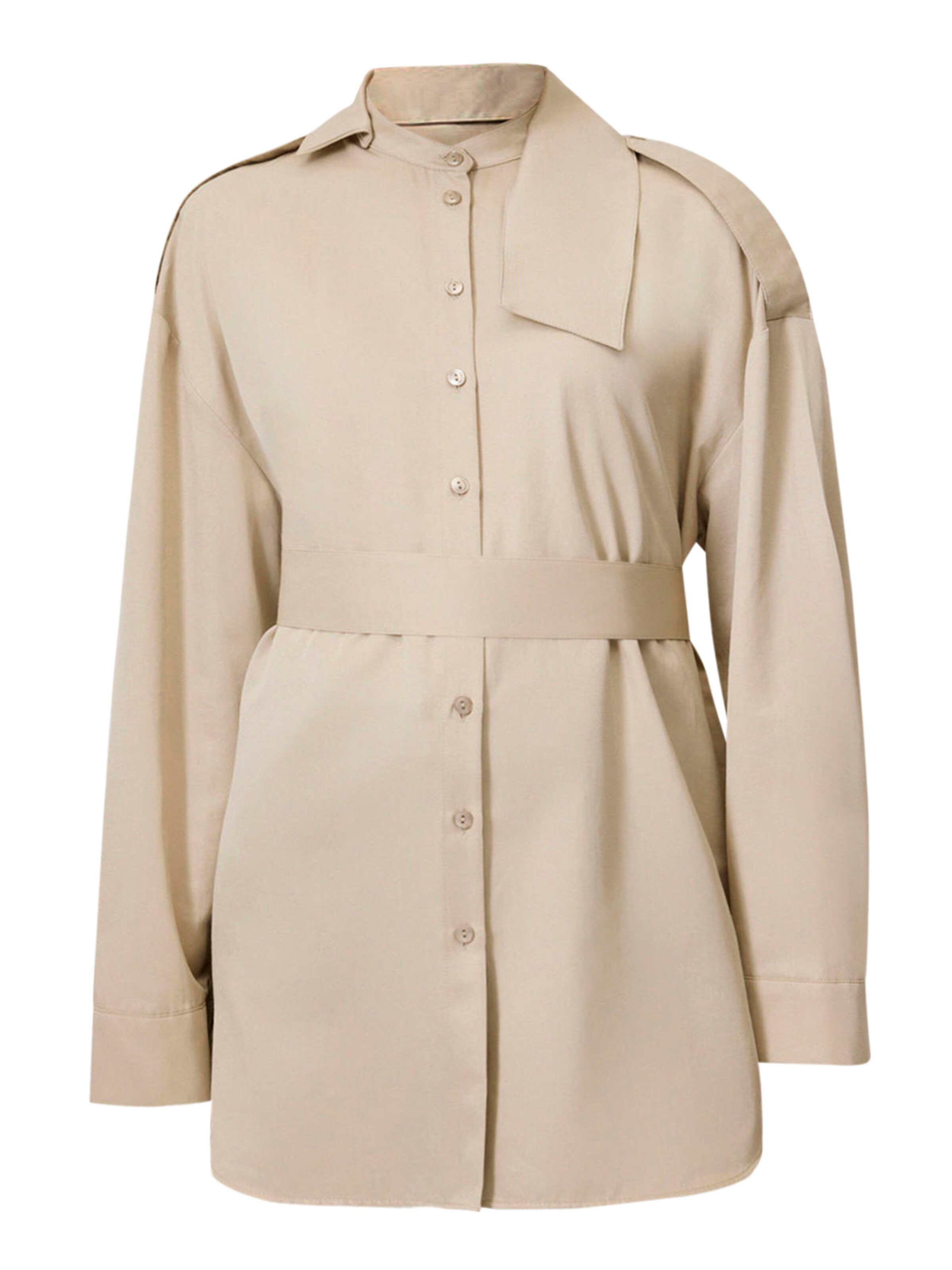 Chemisier Touche Prive en gris : devant