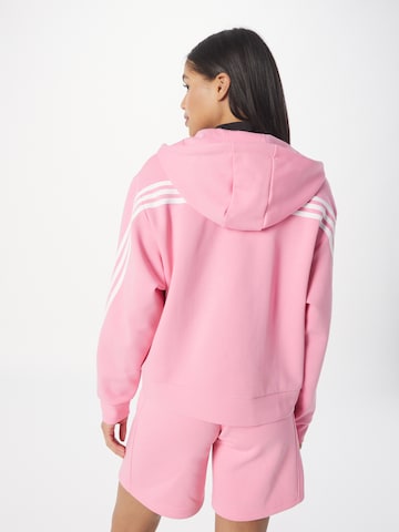 ADIDAS SPORTSWEAR Sports sweat jacket 'Future Icons 3-Stripes ' in Pink