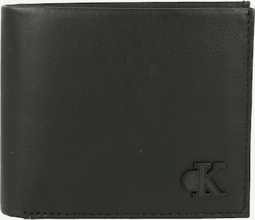 Calvin Klein Jeans Wallet in Black: front