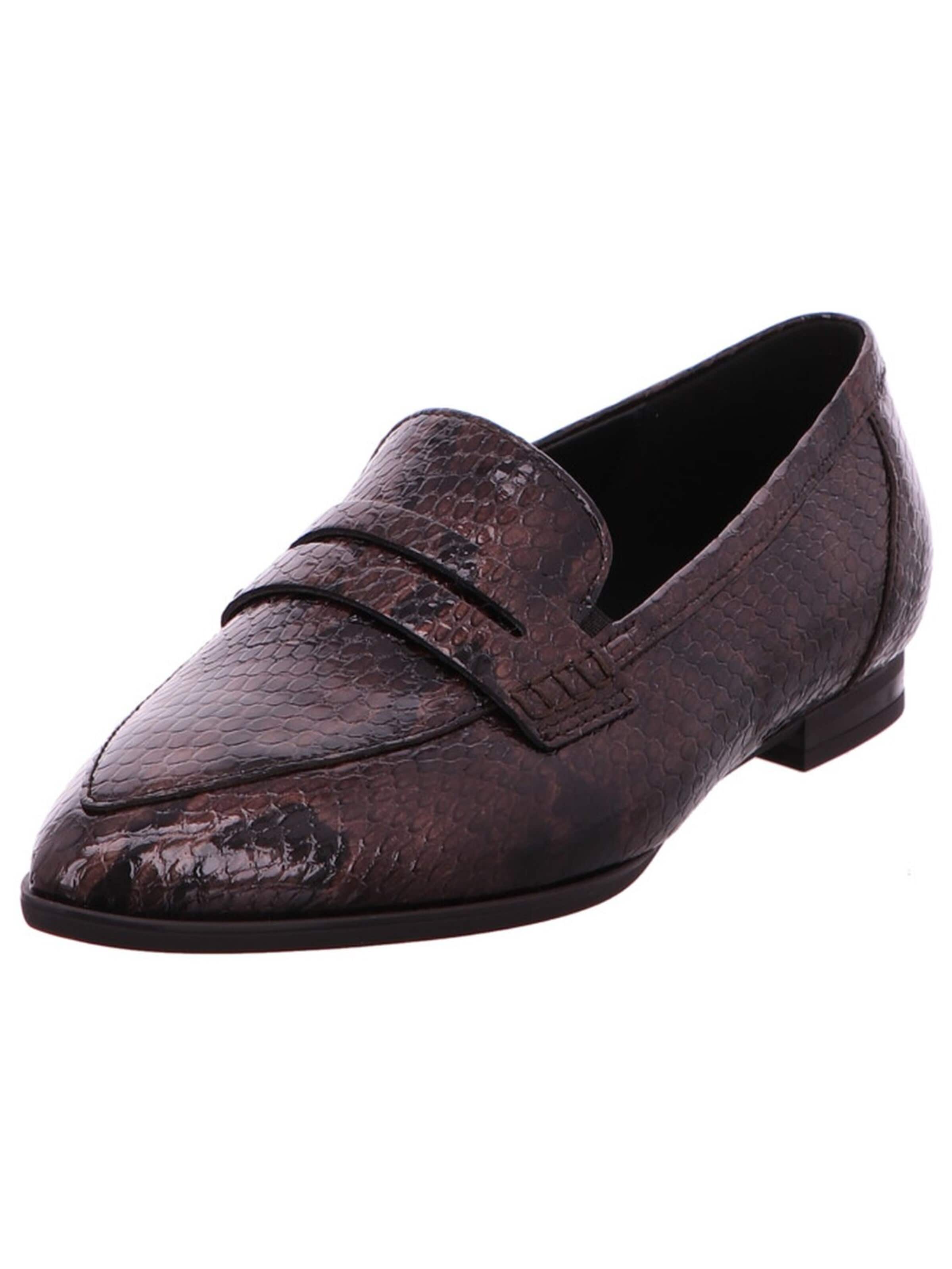GABOR - Mocasines 'Slipper Damen 3019.01.004 Strukturiertes Leder in braun' en marrón: frente