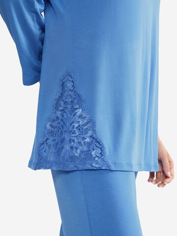 TRIUMPH Pyjama ' Red Label Timeless Sensuality ' in Blau