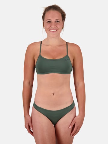 Nike Swim Athletic Bikini Bottoms in Green: front