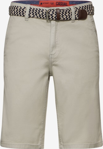 Street One MEN Regular Chino Pants in Beige: front