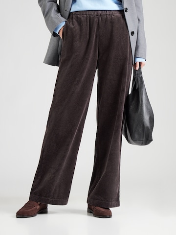 Marc O'Polo DENIM - Pierna ancha Pantalón en marrón: frente