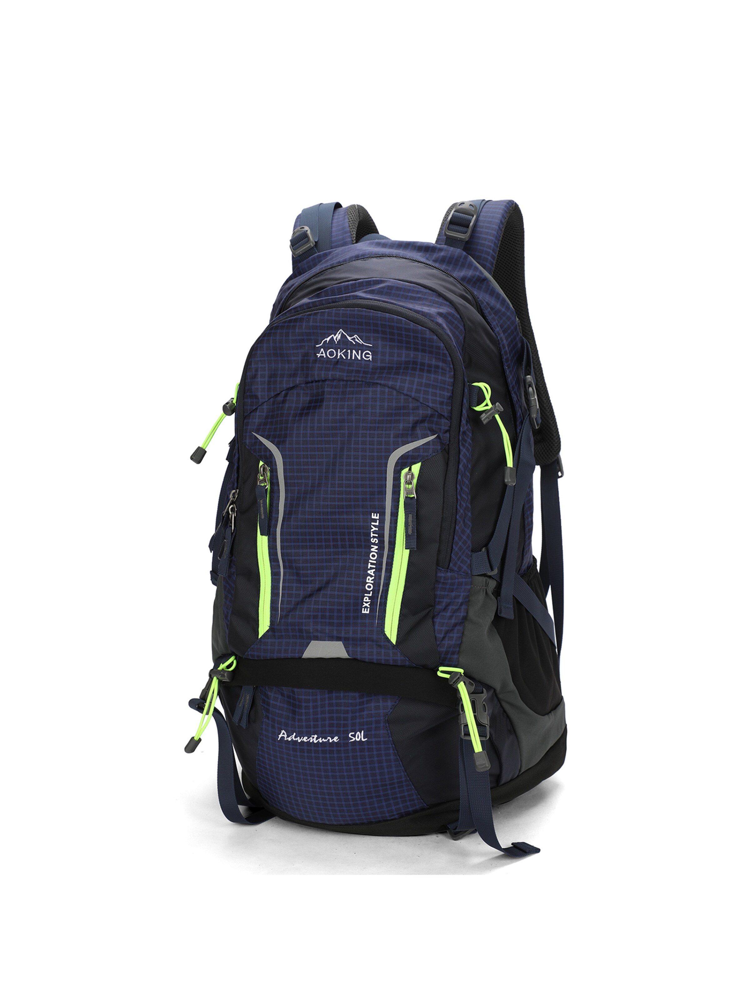 Zaino di Aoking in blu: frontale