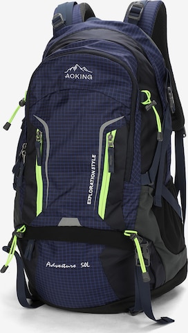 Aoking Backpack in Blue: front