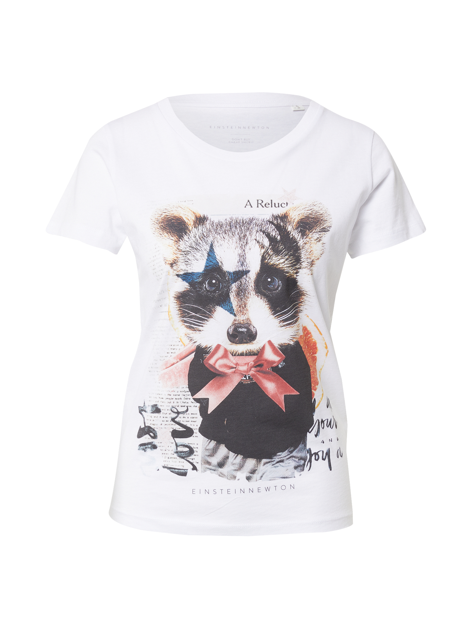 Donna Maglie e top EINSTEIN & NEWTON Maglietta Racoon in Bianco Donna Maglie e top EINSTEIN & NEWTON Maglietta Racoon in Bianco