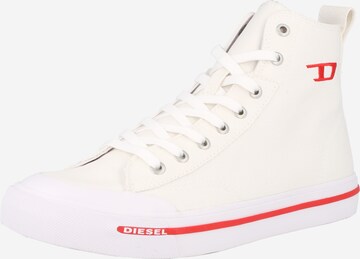 Sneaker alta 'S-Athos' di DIESEL in bianco: frontale