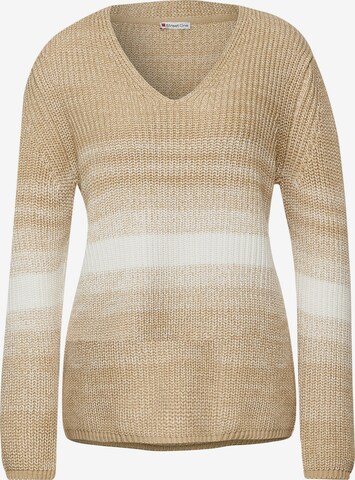 STREET ONE Pullover in Beige: predná strana