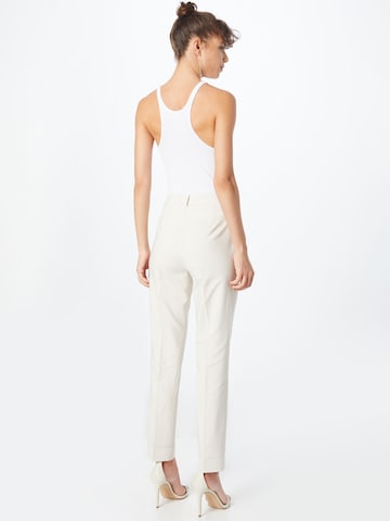 Weekend Max Mara Tapered Trousers with creases in Beige