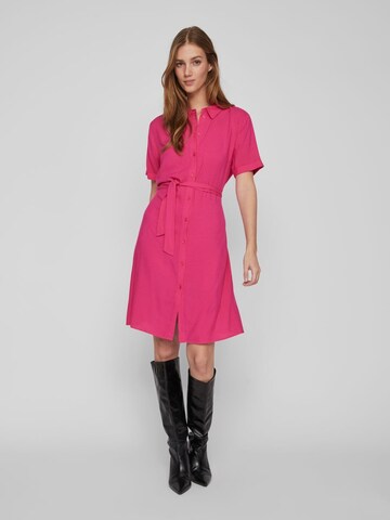 VILA Shirt Dress 'PAYA' in Pink