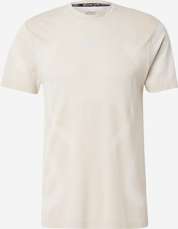 T-Shirt fonctionnel 'Road' ASICS en blanc : devant