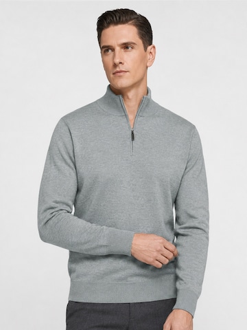 ALLTHEMEN Pullover 'Maschenzug'‌‌‌‌‌‌‌‌‌ in Grau: Vorderseite