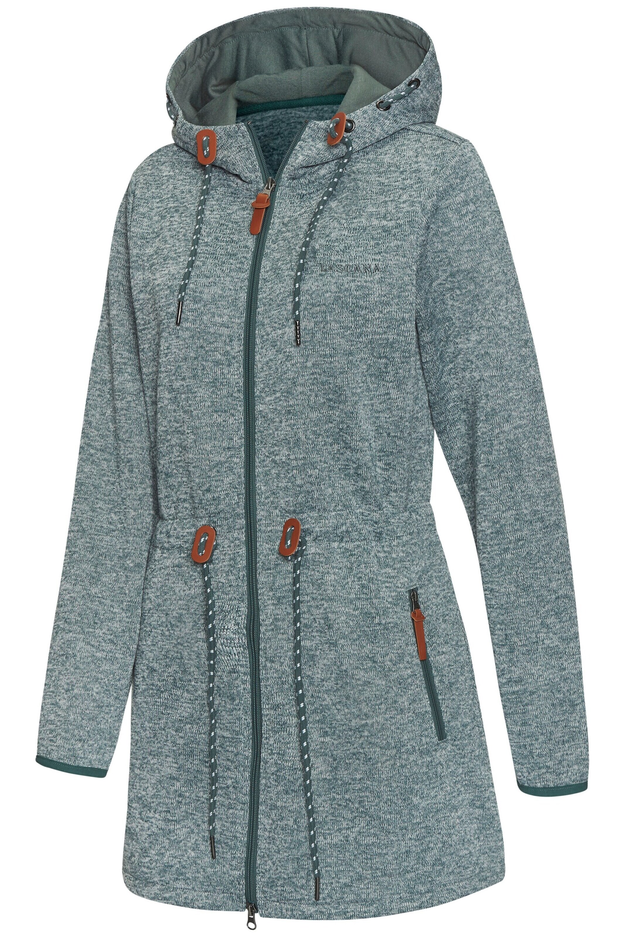 LASCANA Fleece Jacket in Green