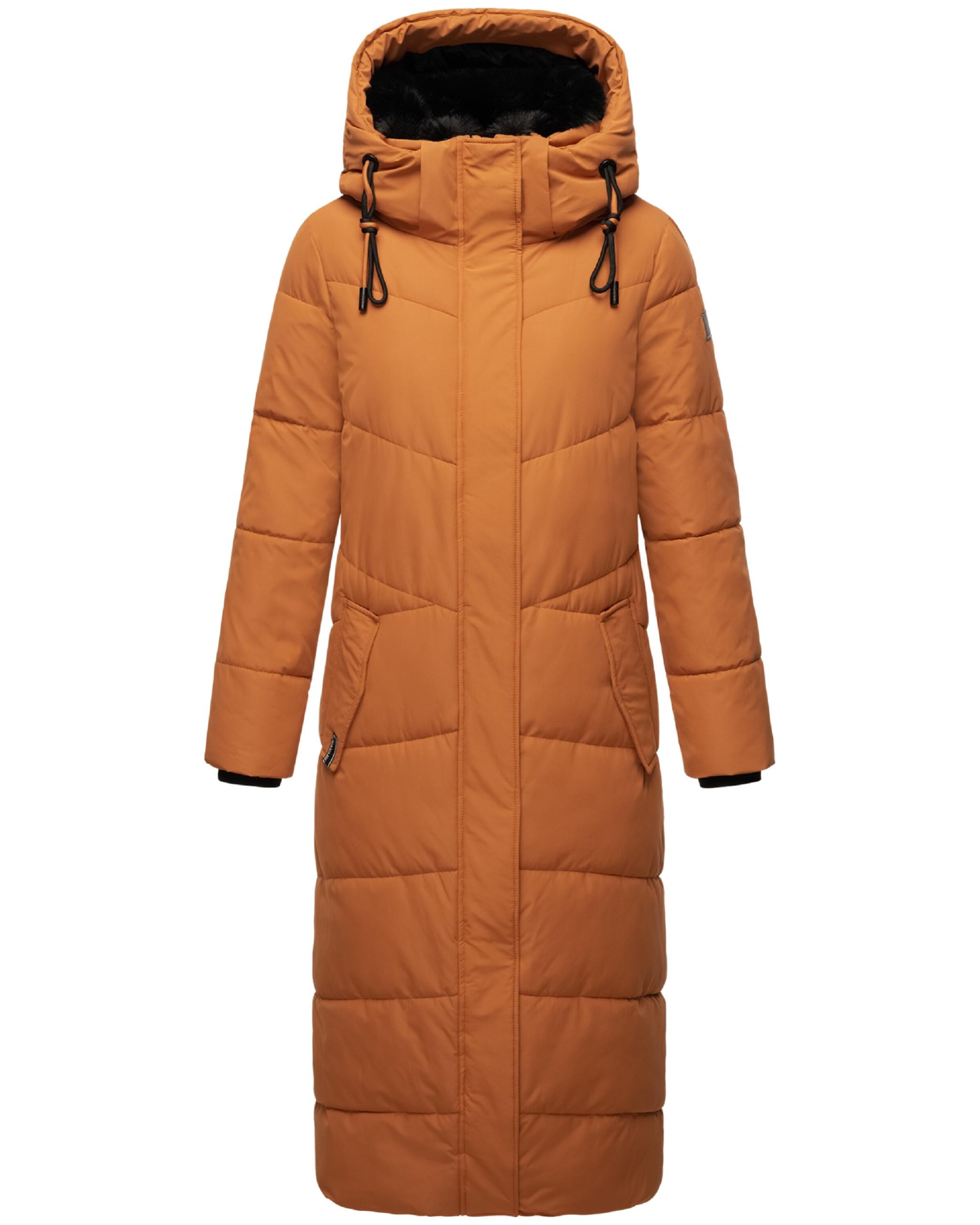 NAVAHOO Χειμερινό παλτό 'Hingucker XIV' σε καφέ