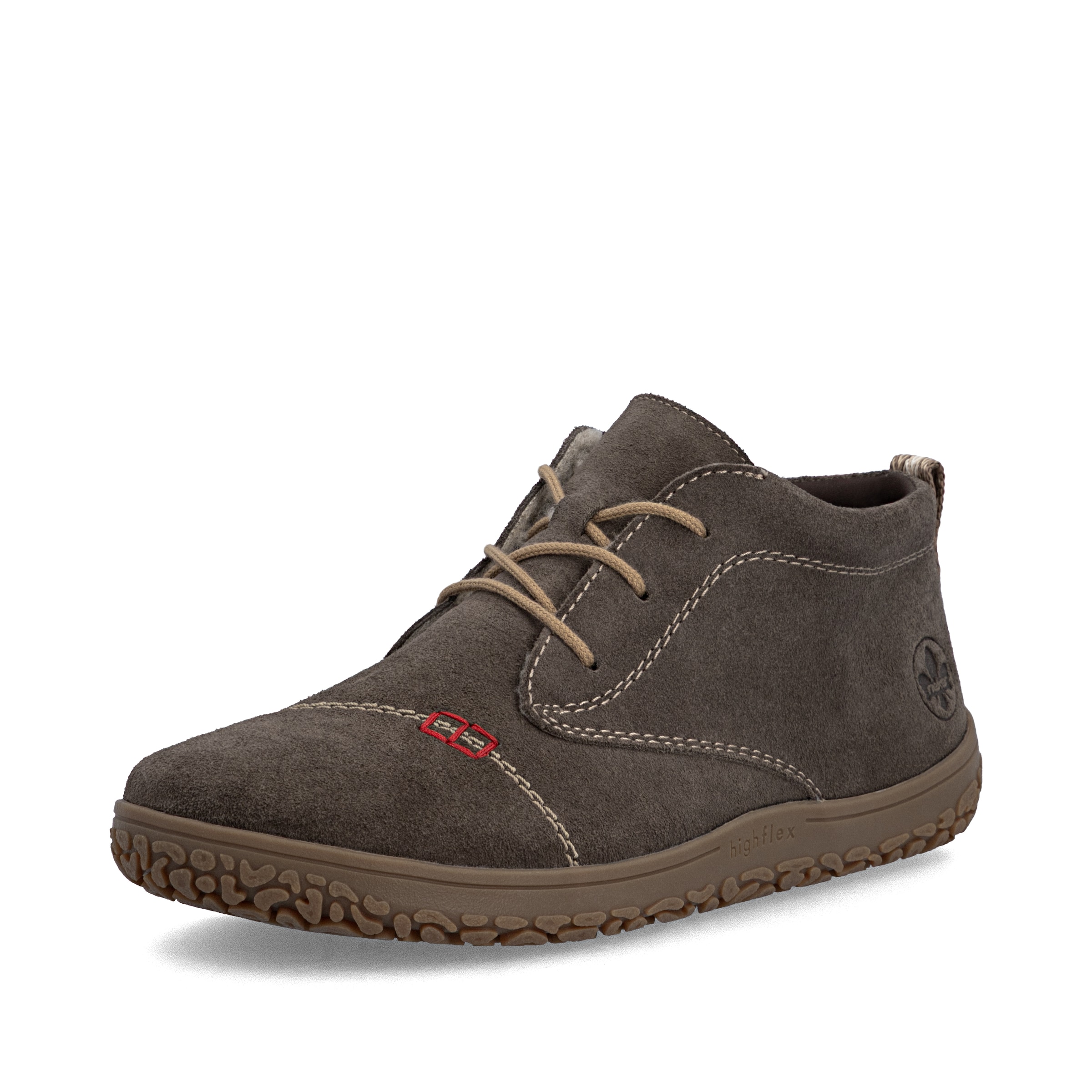 Bottines à lacets Rieker en gris : devant