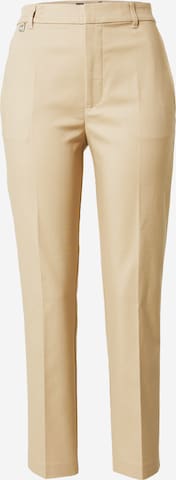 Slimfit Pantaloni con piega frontale 'LAKYTHIA' di Lauren Ralph Lauren in beige: frontale