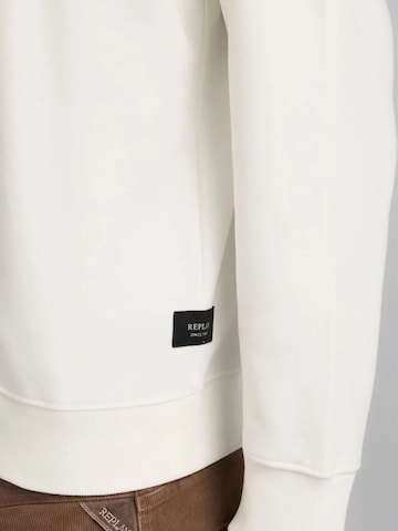 REPLAY Sweatshirt in Wit