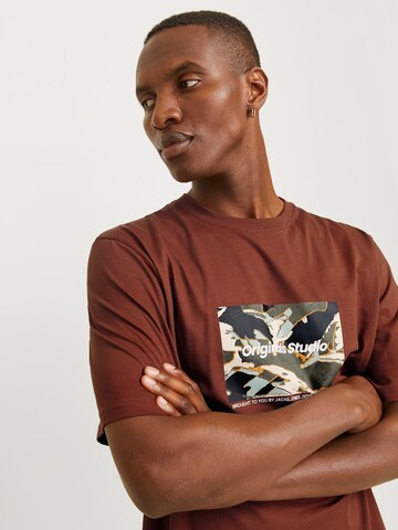 Maglietta 'JORVesterbro' di JACK & JONES in marrone