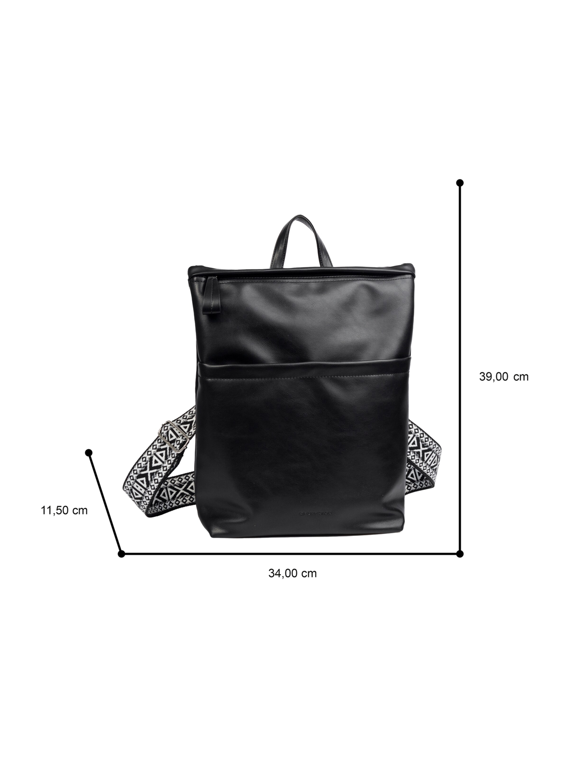 Sac à dos 'Palina' TOM TAILOR en noir